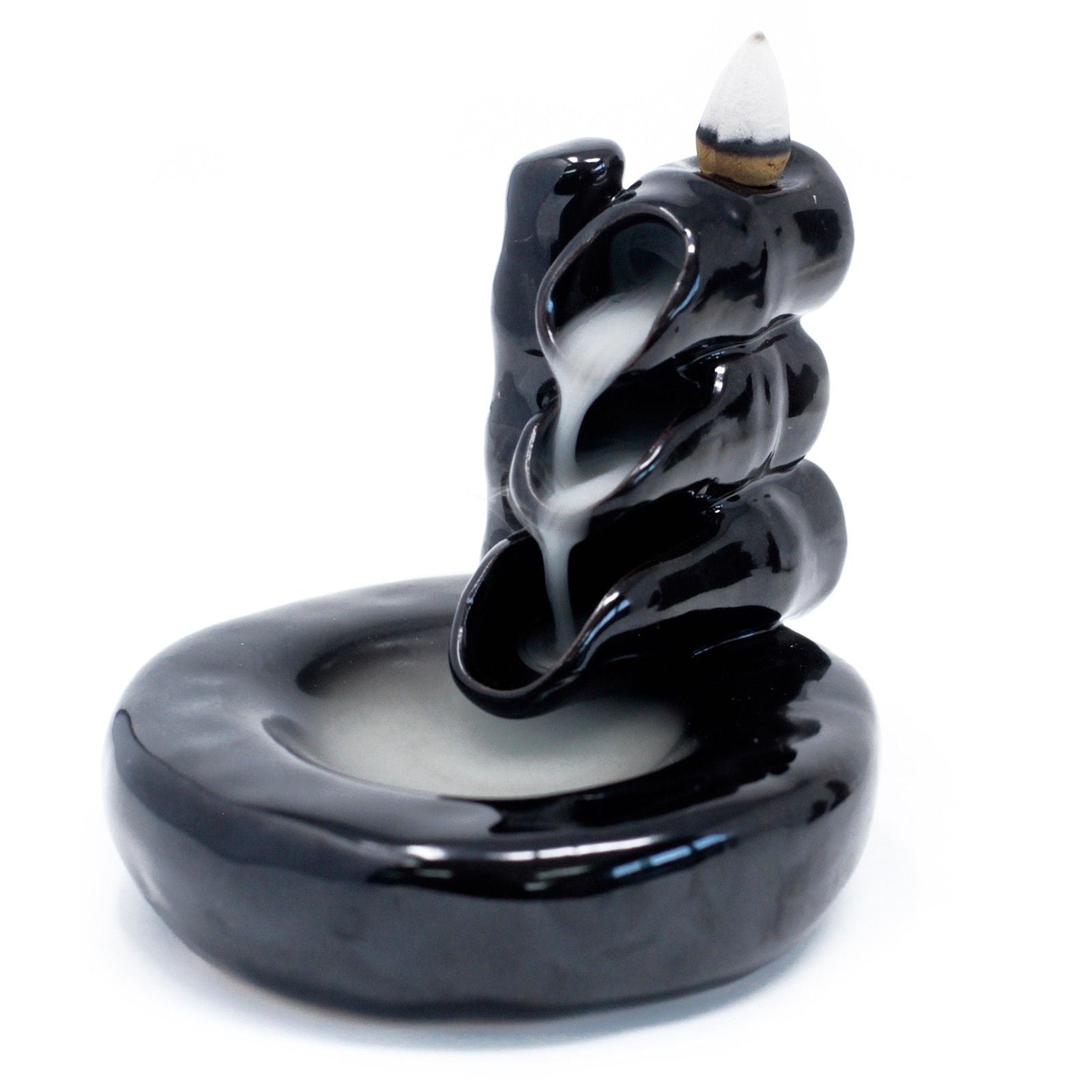 Back Flow Incense Burner - Bamboo & Pool product image