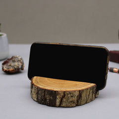 Small Log Phone Holder (full slice) - Natural product image 9
