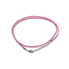 Waxed Pendant Cord - 2mm x 55cm - Pink 102 product image 2