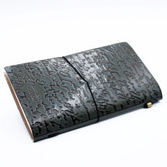Handmade Leather Journal - Good Ideas and Other Dreams - Grey (80 pages) product image 3