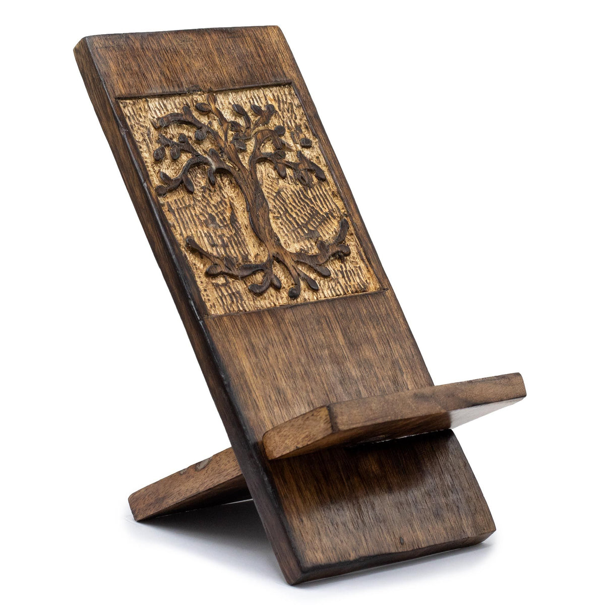 Wooden Carved Phone Stand - Tree of Life product image 2