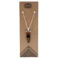 Gemstone Flat Pencil Pendant - Tiger Eye product image