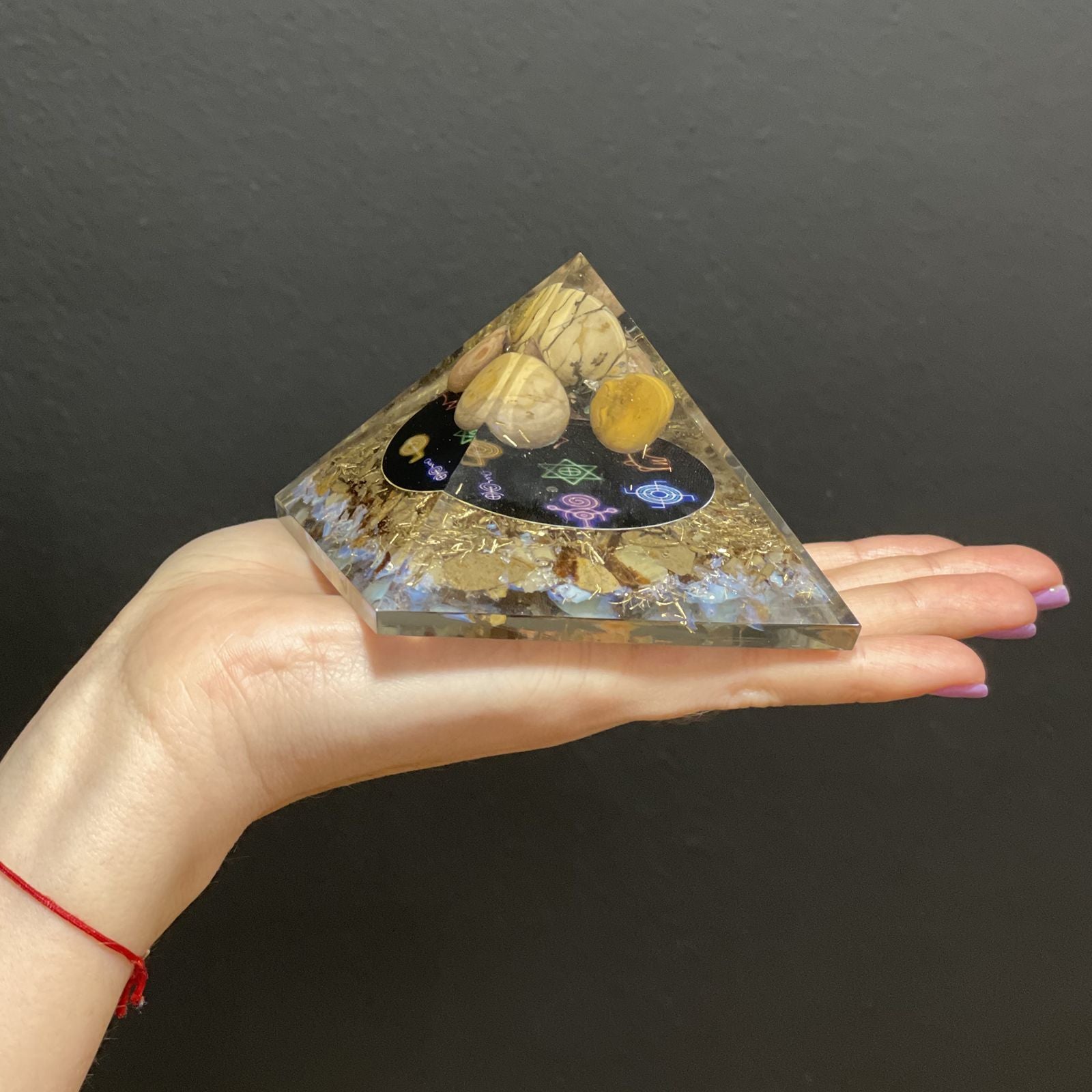 Orgonite Pyramid - Midnight Reiki - 70mm product image