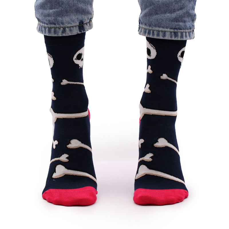 Hop Hare Bamboo Socks S/M - Skulls and Bones product image