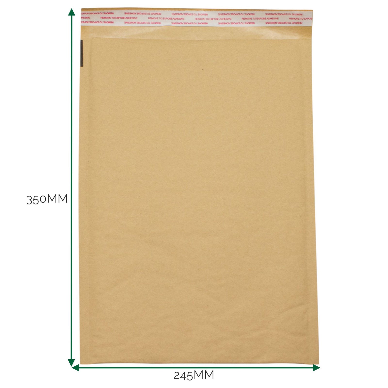 Kraft Padded Bubble Envelope (245x350+40mm) product image