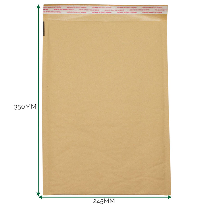 Kraft Padded Bubble Envelope (245x350+40mm) product image