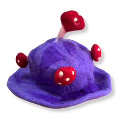 Felted Mushroom Hat - Dreamy Purple Haze product image 2