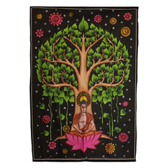 Cotton Wall Art (70x110cm) - Buddha Bodhi Tree product image