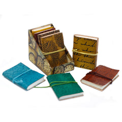 Mini Assorted Leather Notebook (4x3") - 1 piece product image 5