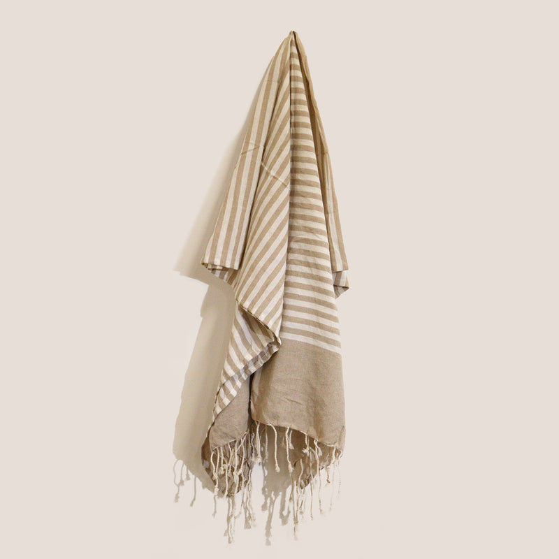 Cotton Pario Throw - 100x180 cm - Warm Sand product image