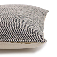 Classic Cushion Cover - Herringbone Fine Grey - 40x40cm product image 4