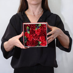 Square Box - Classic Red Roses product image 2