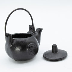 Small Cast Iron Ritual Pot with Pentagon 8x8x10cm product image 3