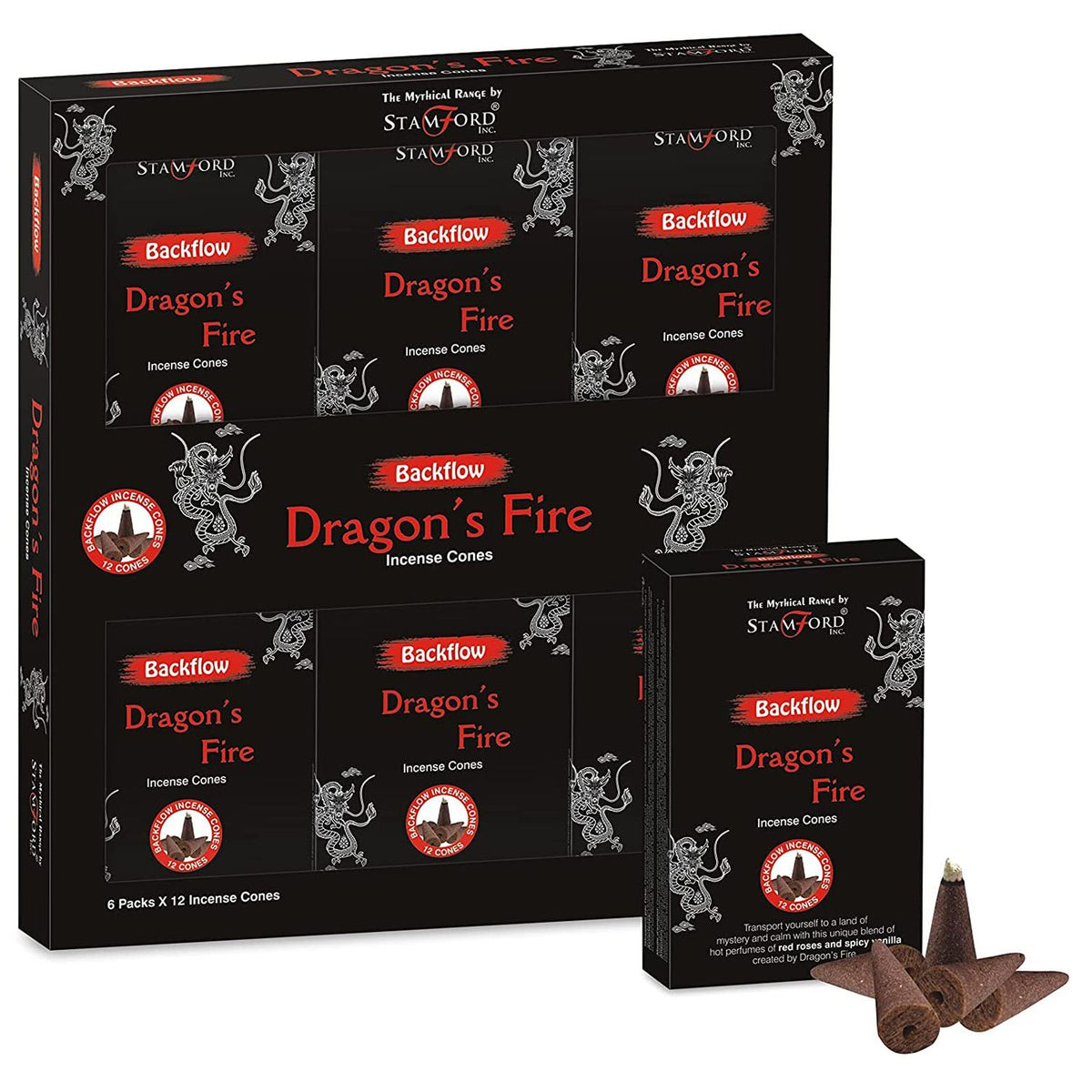 Mythical Backflow Cones - Dragon Fire product image 2