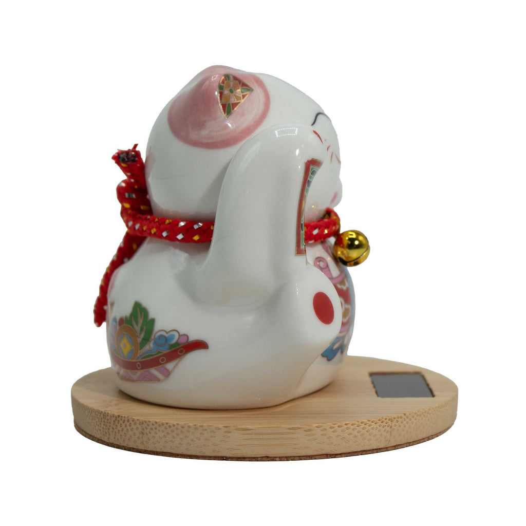 Solar Money Cat Wooden Base - Pink moving Hand product image 3