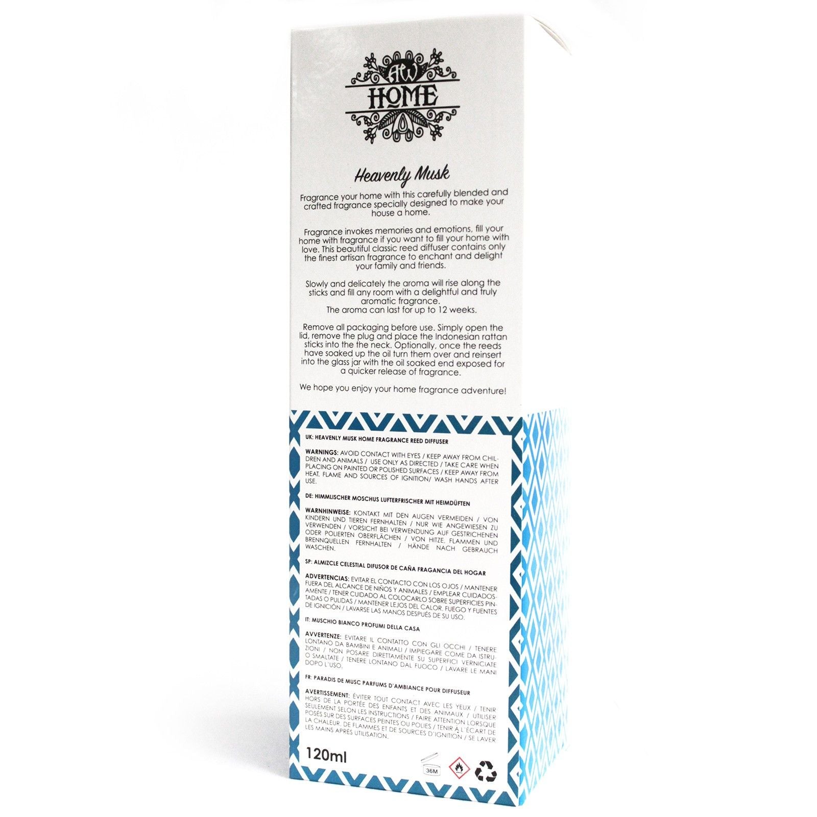 120ml Reed Diffuser - Heavenly Musk product image