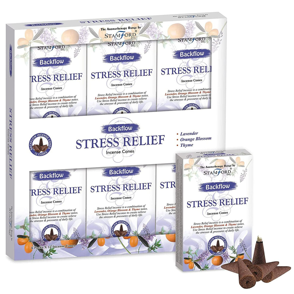 Aromatherapy Backflow Cones - Stress Release product image 2