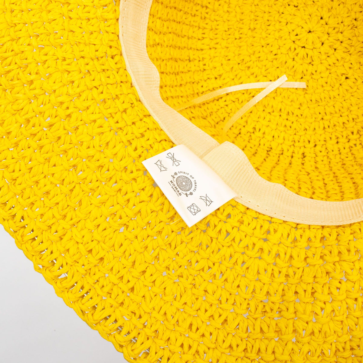 Nomad Sari Floppy Straw Sun Hat - Yellow product image 4