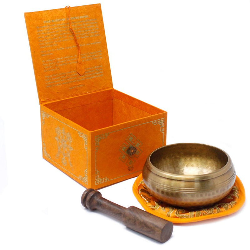 Five Buddha Singing Bowl Set 10cm (min 400gm) product image