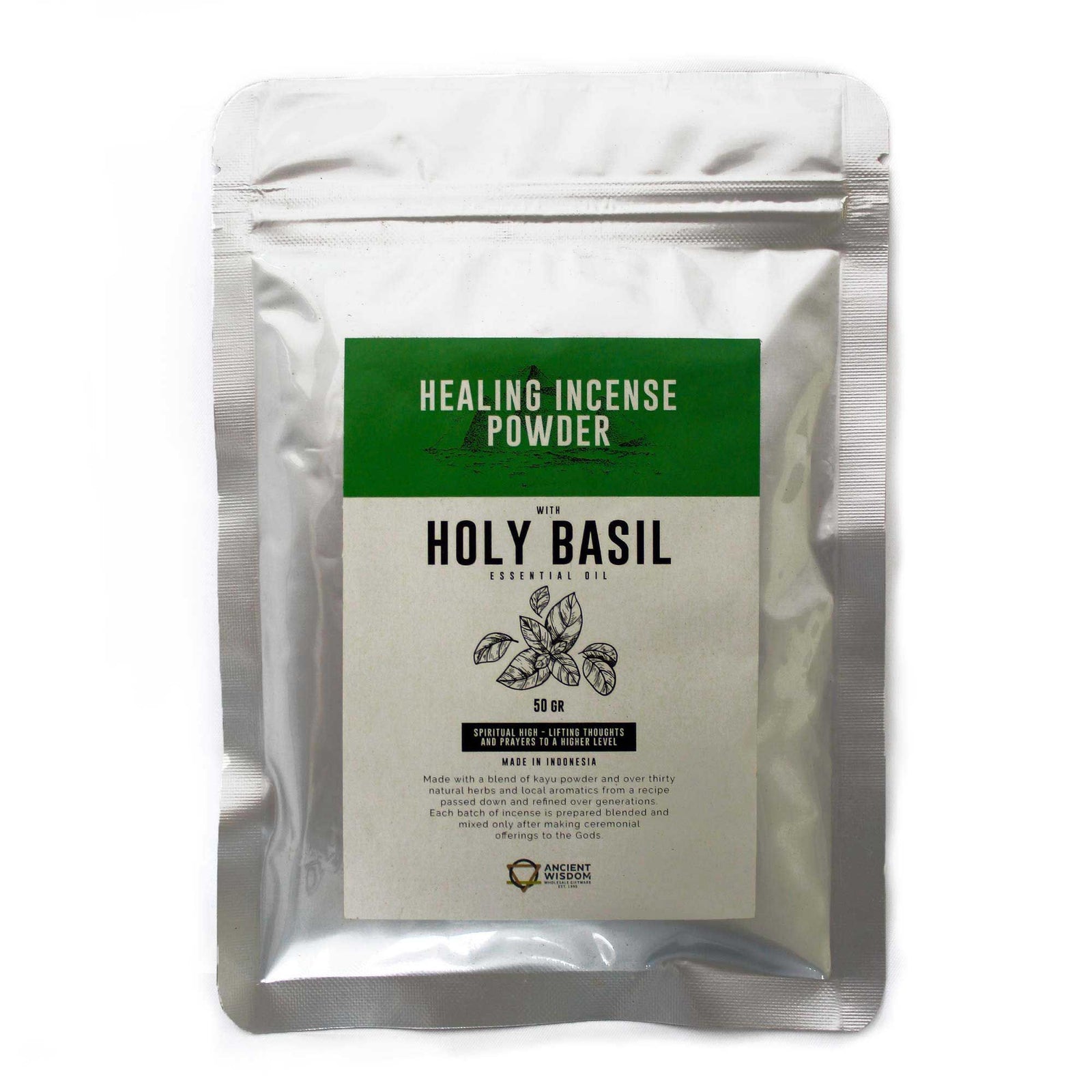 Healing Incense Powder - Holy Basil 50gm product image
