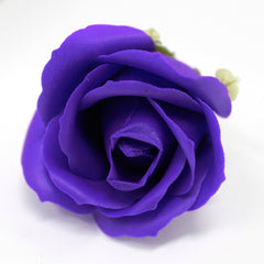 Craft Soap Flowers - Med Rose - Violet product image 6