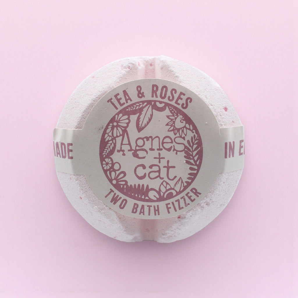 Agnes + Cat Bath Fizzer - Tea and Roses product image