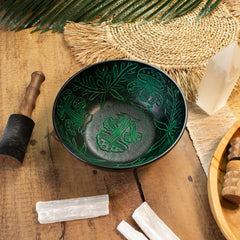 Aluminum Singing Bowl - Magic Mushroom - Green (20cm) product image 6