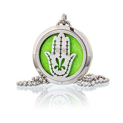 Aromatherapy Diffuser Necklace - Hand of Fatima 30mm product image