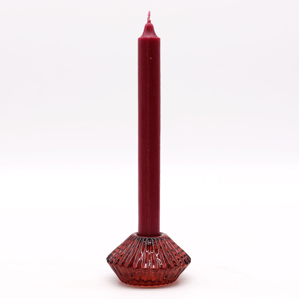 Flower Flip Dinner Candle / Tealight Holder - Vampire Red product image 3
