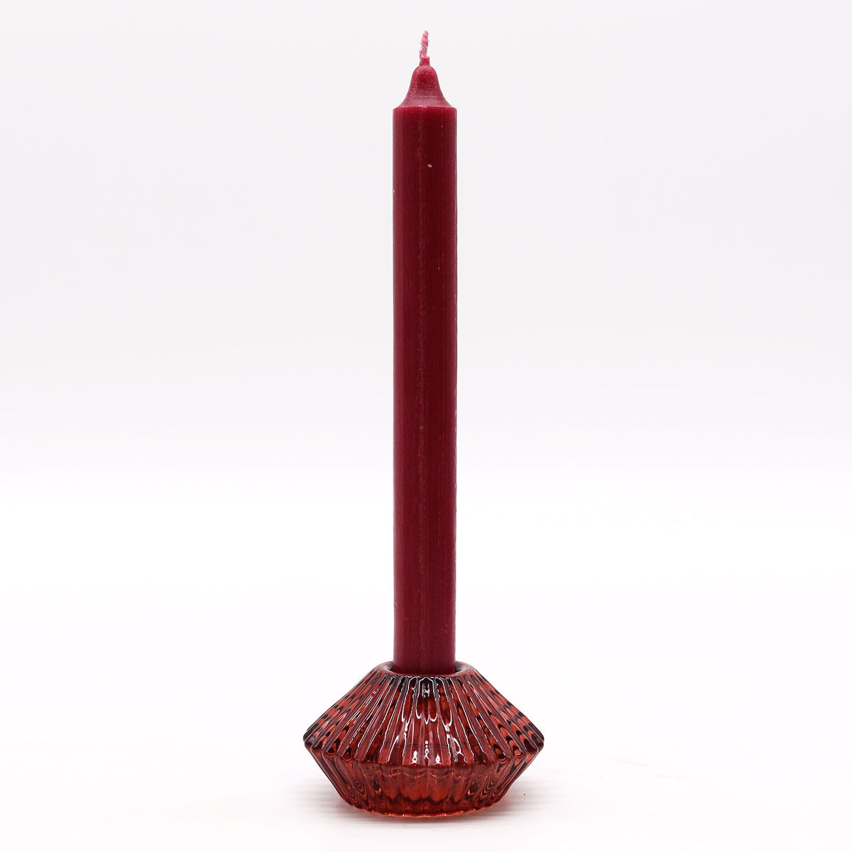 Flower Flip Dinner Candle / Tealight Holder - Vampire Red product image 3
