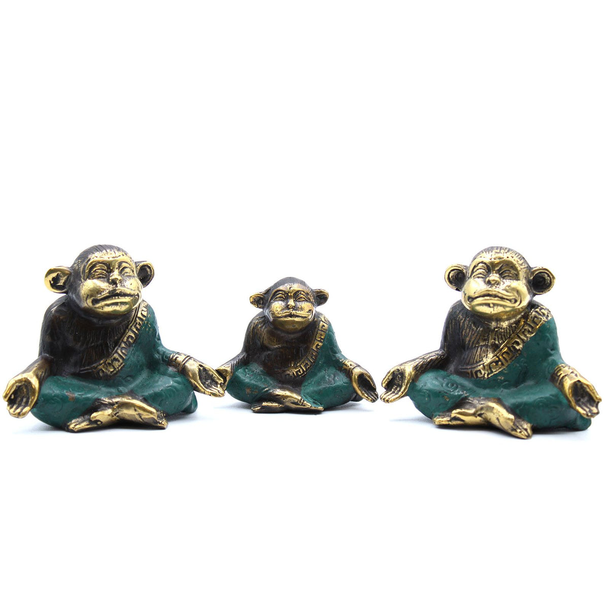 Set of 3 - Family of Yoga Monkeys (asst sizes) product image