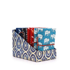 Block Print Assorted Cotton Bound Notebooks 7x10cm product image