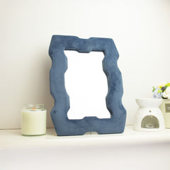 Soft Squiggly Mirror – Chunky Frame – Royal Blue (30.5x22.5x2.3cm) product image 2