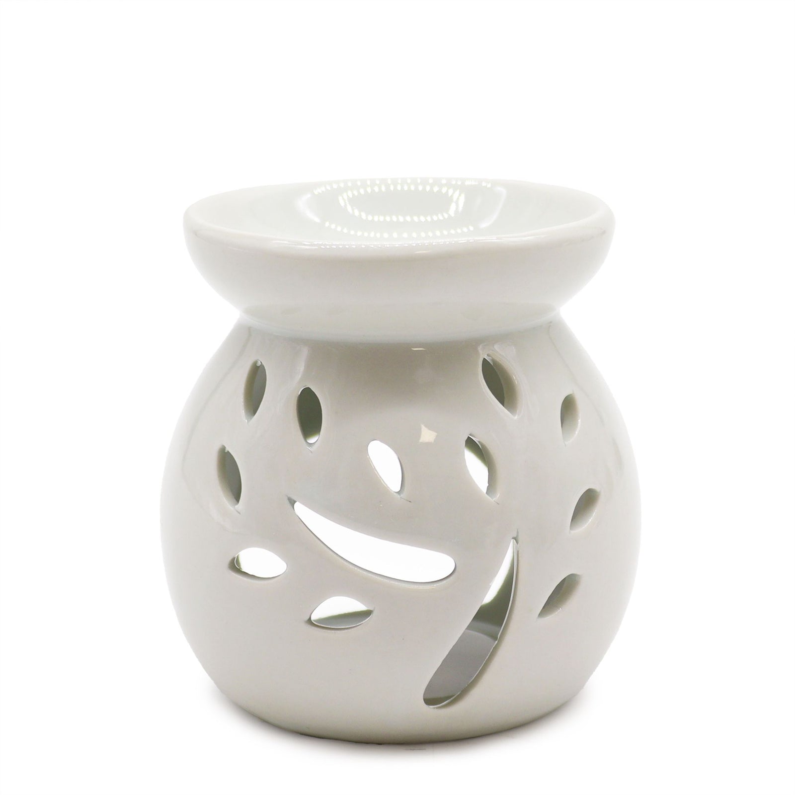 Sm Classic White Oil Burner - Tree Cut-out product image