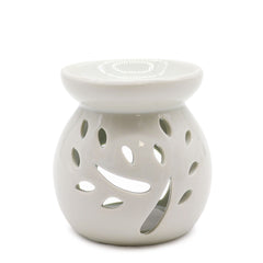 Sm Classic White Oil Burner - Tree Cut-out product image