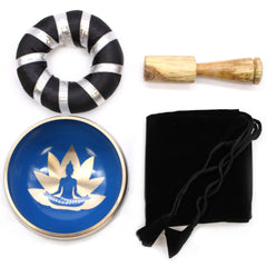 Yoga Moves Singing Bowl Set – White/Blue (10.7cm) product image 7