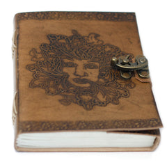 Leather Greenman Notebook (6x8") product image 6