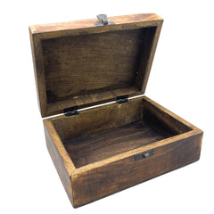 Large Wooden Keepsake Box 20x15x7.5cm - Buddha product image