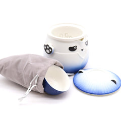 Panda Teapot Set & Three Cups - Sky Blue product image 4