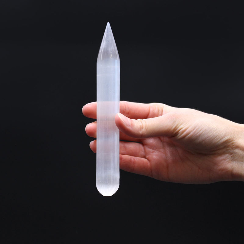 Selenite Wand - 16 cm (Point one End) product image
