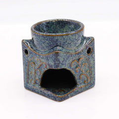 Square Buddha Burner - Dusty Blue product image