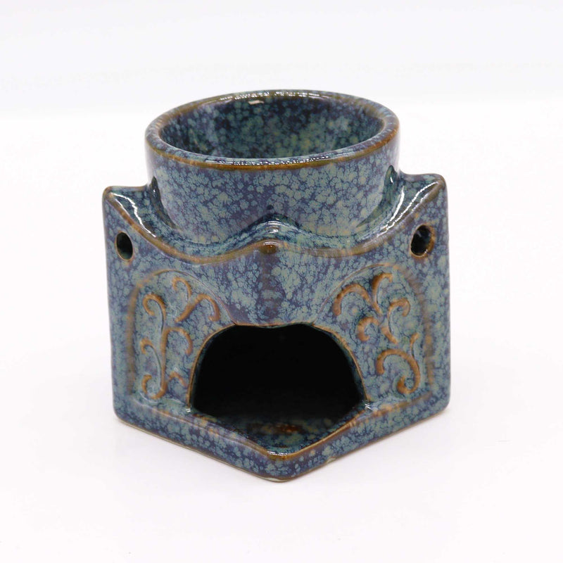 Square Buddha Burner - Dusty Blue product image
