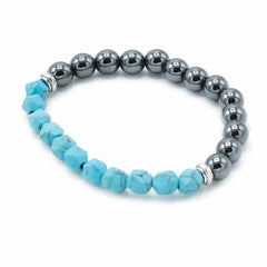 Faceted Gemstone Bracelet - Magnetic Turquoise product image 2