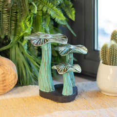 Small Golden Mushroom Art - 20cm - Greenwash product image 4
