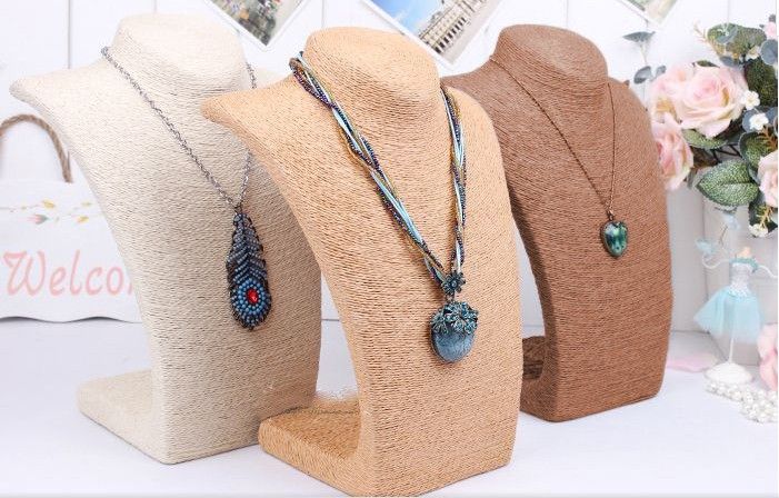 Large Necklace Display - Cream product image