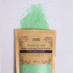 Aromatherapy Bath Potion in Kraft Bag 350g - Stress Buster product image 3