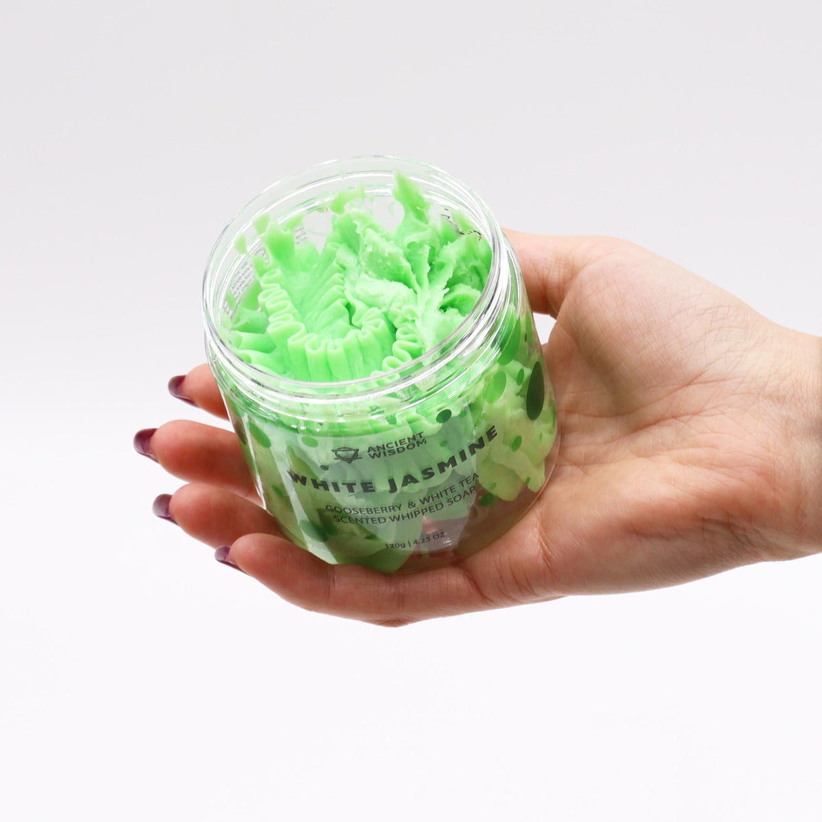 Gooseberry & White Tea Whipped Soap 120g product image 2