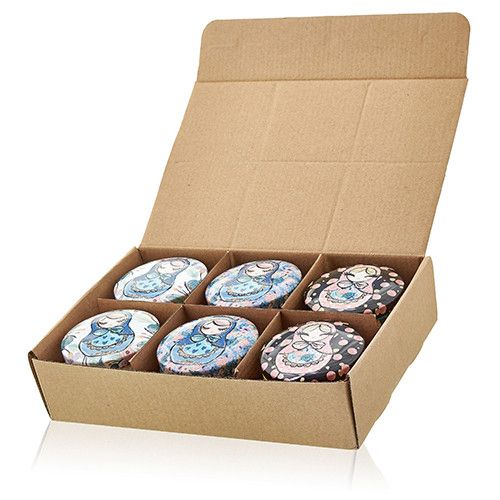 Art Tin Candle - Assorted Design - Russian Dolls - Dolly Blue product image 10