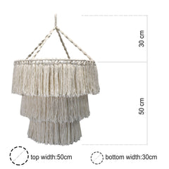 Macrame Soft Chandelier - Black product image 4