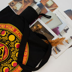 Iconic Classic Tote Bag - Luna Alchemy Wheel - Black 6oz product image 6